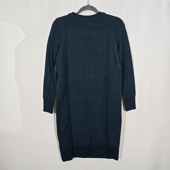 Universal Standard Deep Sea Green Bree Sweatshirt Dress 4XS(0/00) - Picture 5 of 5